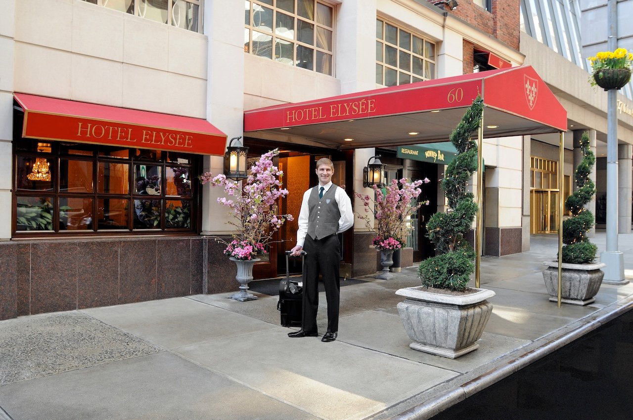 exterior of Hotel Elysee