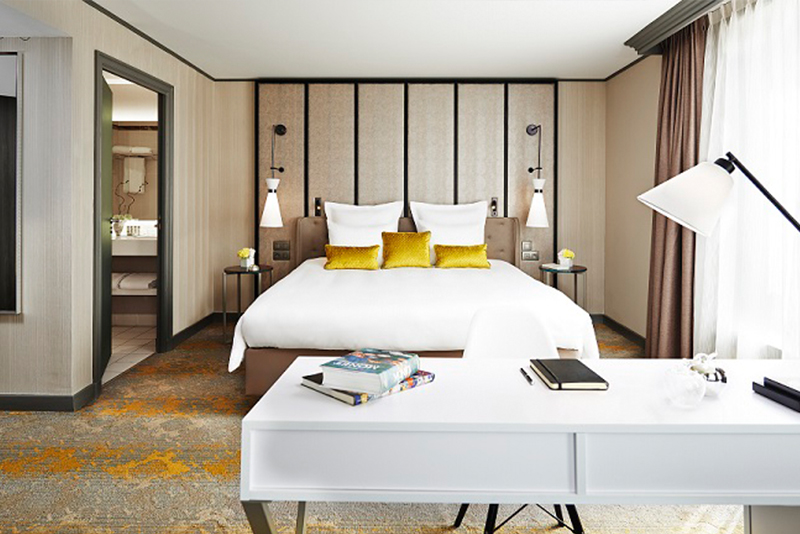 The refurbished rooms were designed by NY and Paris-based firm Virserius Studio