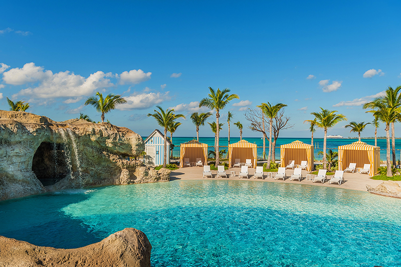 Grand Hyatt Baha Mar Blue Hole Pool Cabanas - editorial only