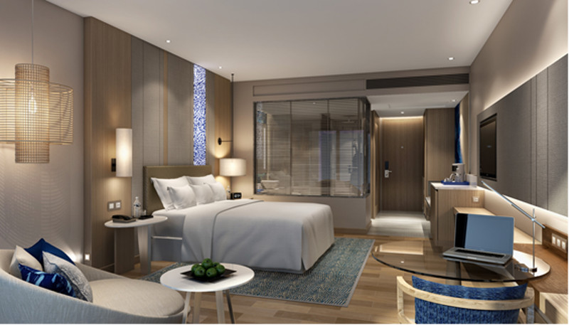 Room in the new Renaissance Hotel located in Thailand