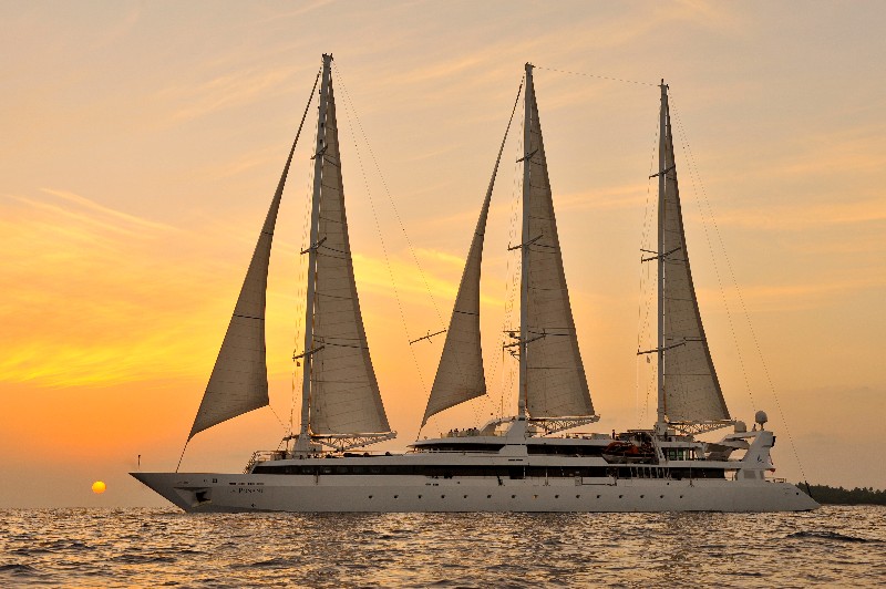 Ponants Le Ponant Sails the Globe Photo by Francois Lefebvre provided courtesy of Ponant Editorial Use Only 