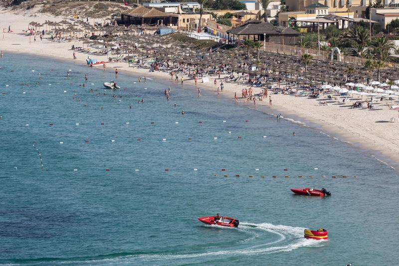 A beach in Tunisia