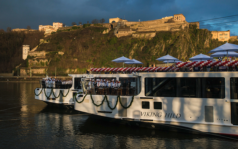 Viking Hild and Herja christening - editorial only