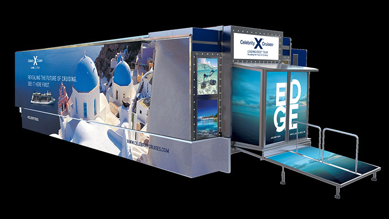 Rendering of the Celebrity Edge Mobile Cinemas interior