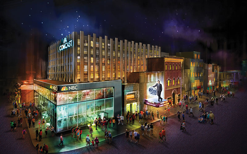 The 30 Rock-style building housing Race Through New York Starring Jimmy Fallon