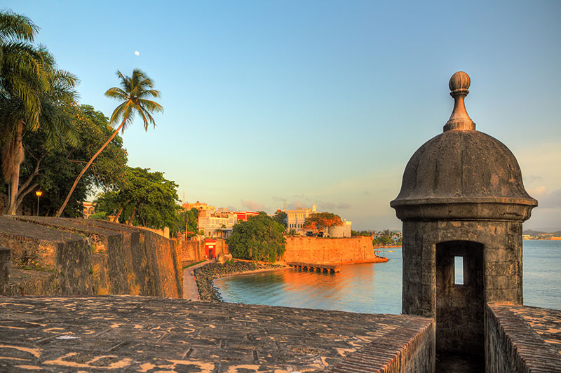 View of San Juan in Puerto Rico