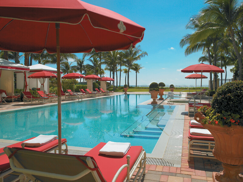 The Tranquility Pool allows guests to sunbathe and enjoy beverages in an adults-only environment