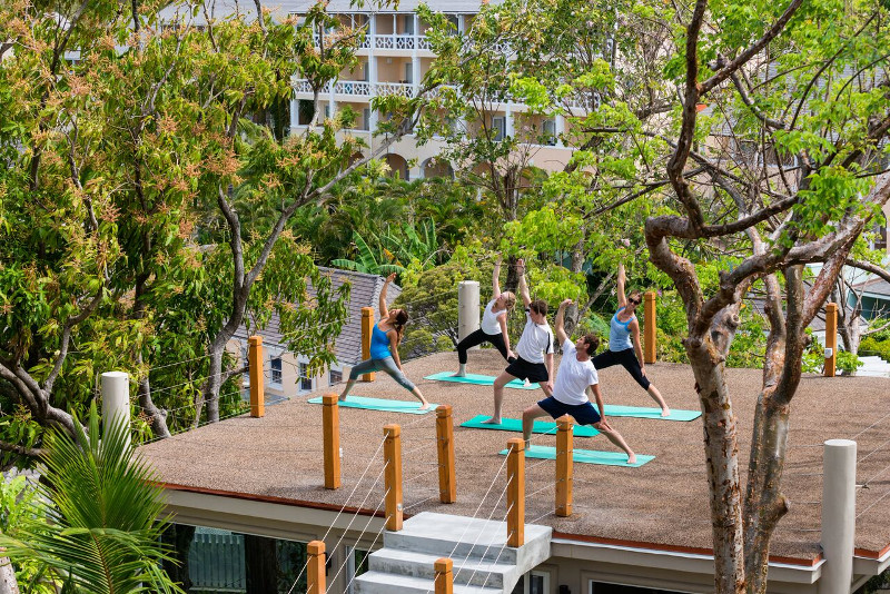 Deck Yoga at BodyHoliday Saint Lucia
