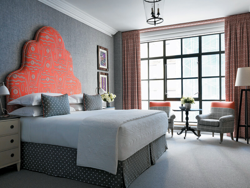 The Whitby is a contemporary art-inspired hotel with 86 individually designed rooms some with skyline views