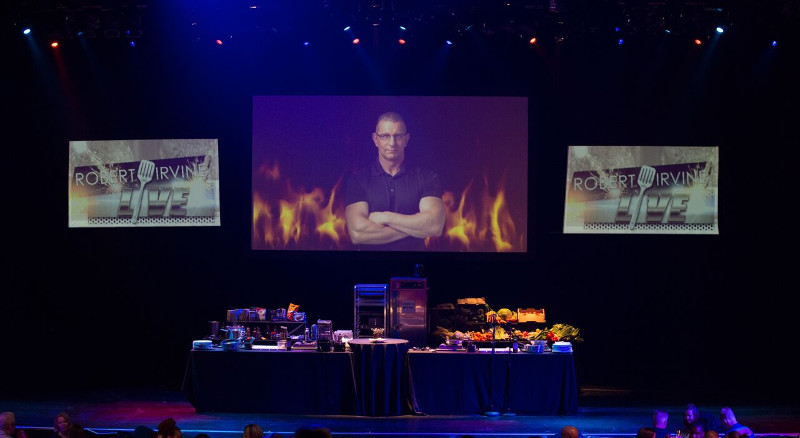 State setup during Robert Irvine Live