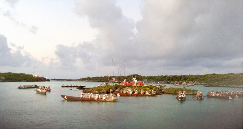 The Sacred Mayan Journey canoers 