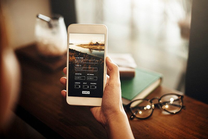 Smartphone travel app