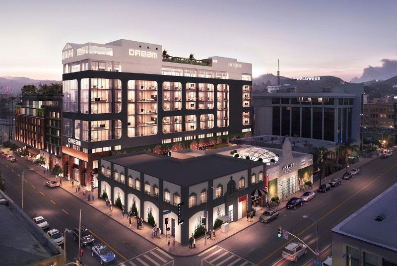 Exterior of Dream Hollywood