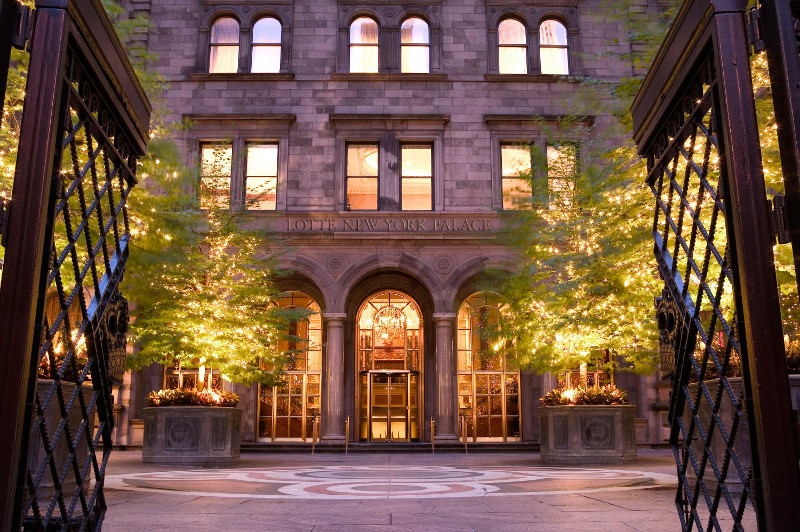 Lotte New York Palace Exterior Editorial Only