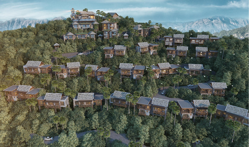 Dusit mountain top resort in Nepal