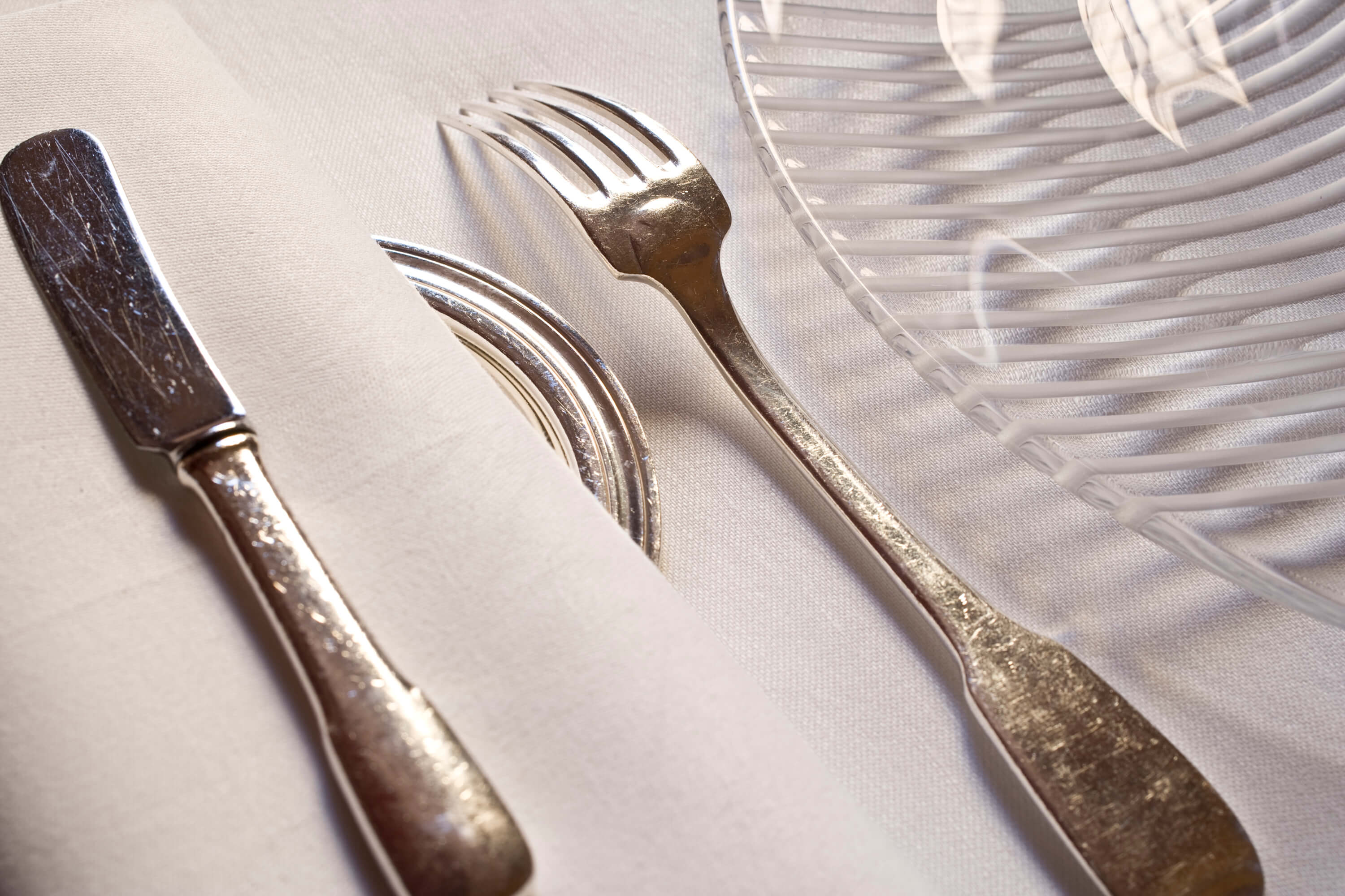 elegant silverware