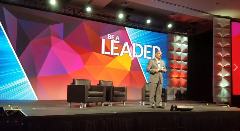 Brian Hegarty at the launch of Travel Leaders Networks new Vacation brand at the 2017 International Conference