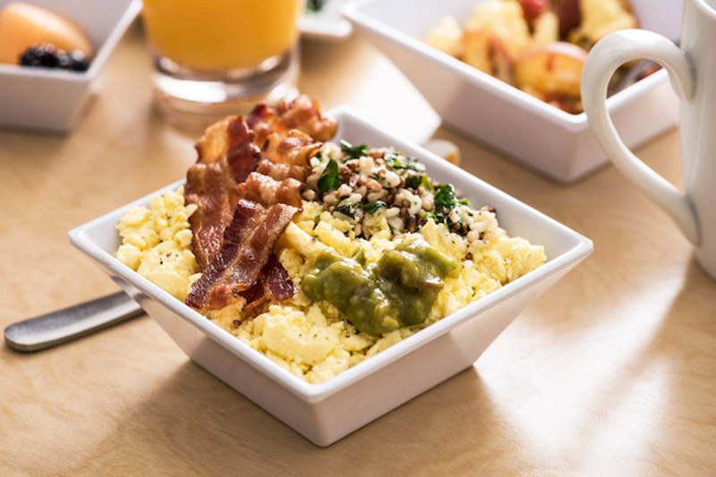 Build your own breakfast option from Hyatt