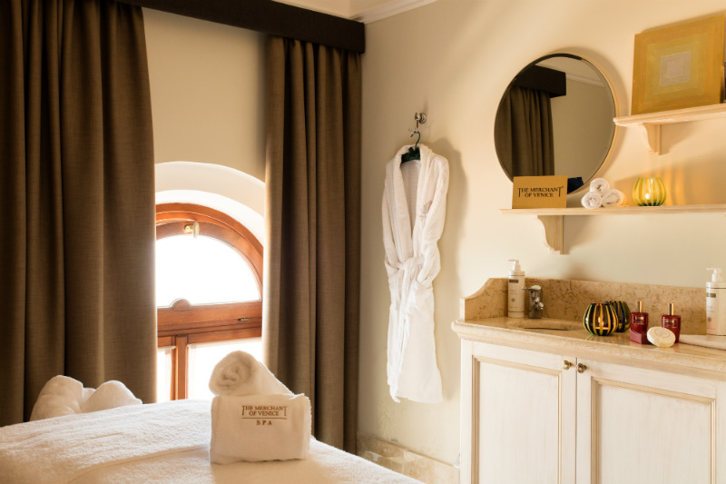 The Merchant of Venice spa at San Clemente Palace Kempinski Venice