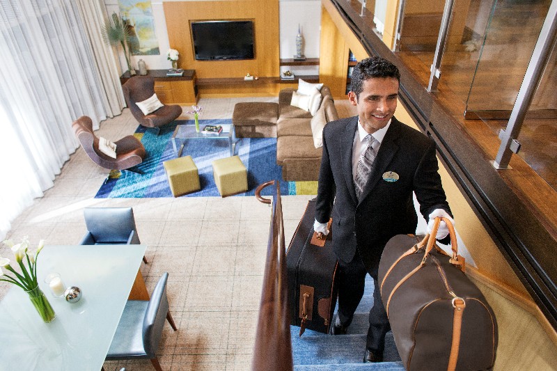 Royal Loft Suite Royal Caribbean International Photo courtesy of Royal Caribbean Editorial Use Only 