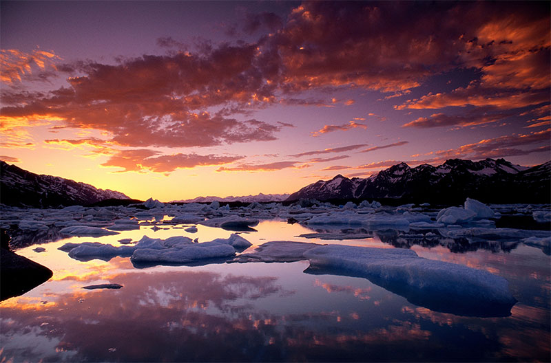 Sunset in Alaska