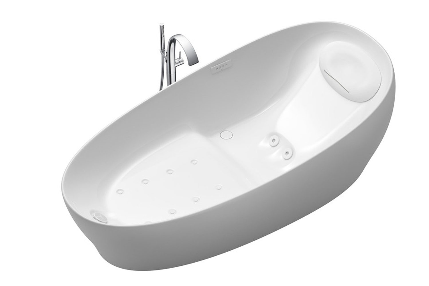 Totos Flotation tub simulates zero gravity by offering bathers the experience of total weightlessness 