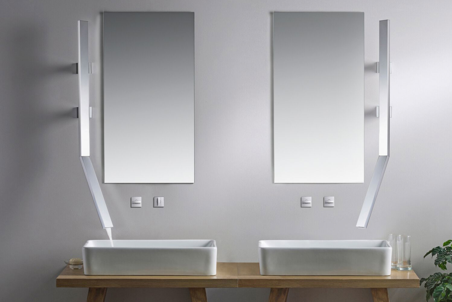Isenberg launched the Infinity wall mount faucet 