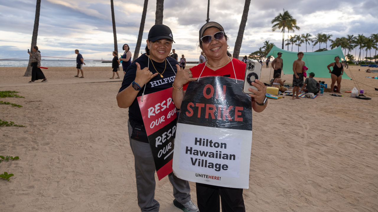 Hawaiian hotel strike