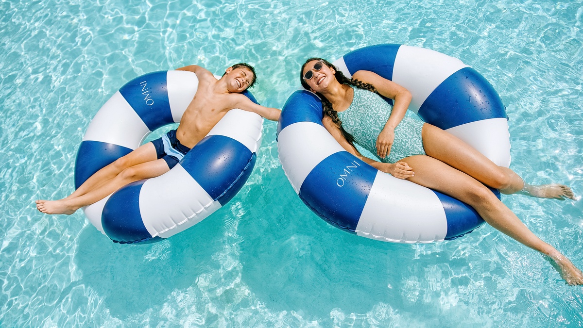 2025 Brand Summer Lifestyle SANRSTKids floating poolOmni Hotels  Resorts