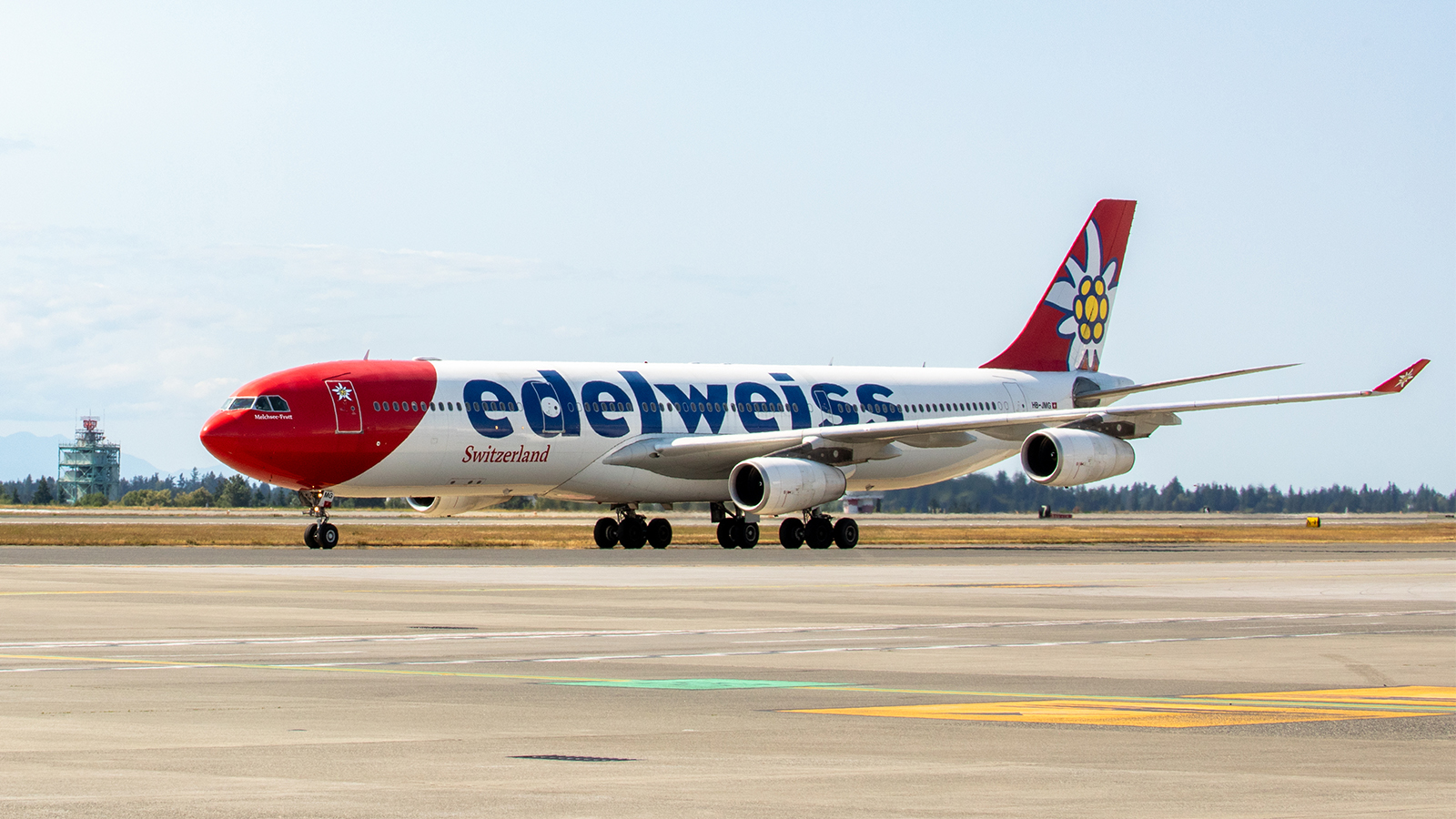 Edelweiss inaugural flight