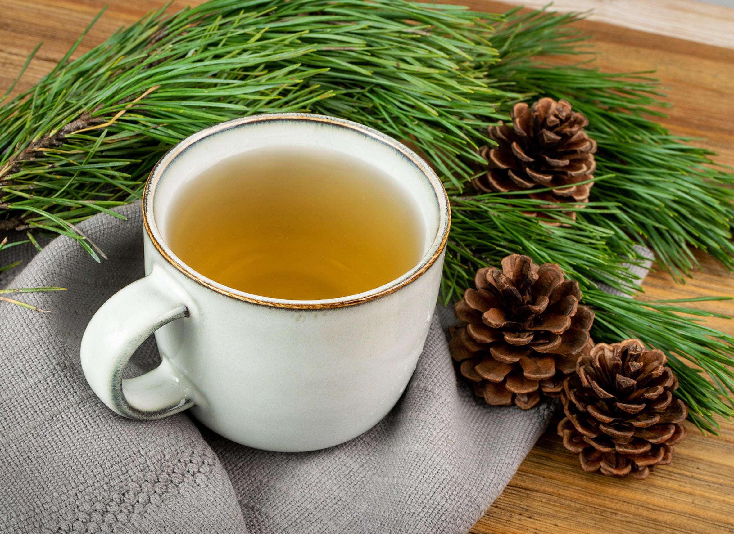 Pine Needle Tea Trend COVID-19