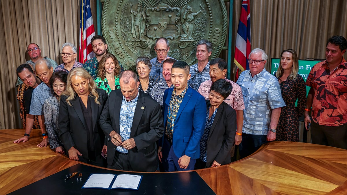 Environment and Climate Bill Signing by Governor Josh Green