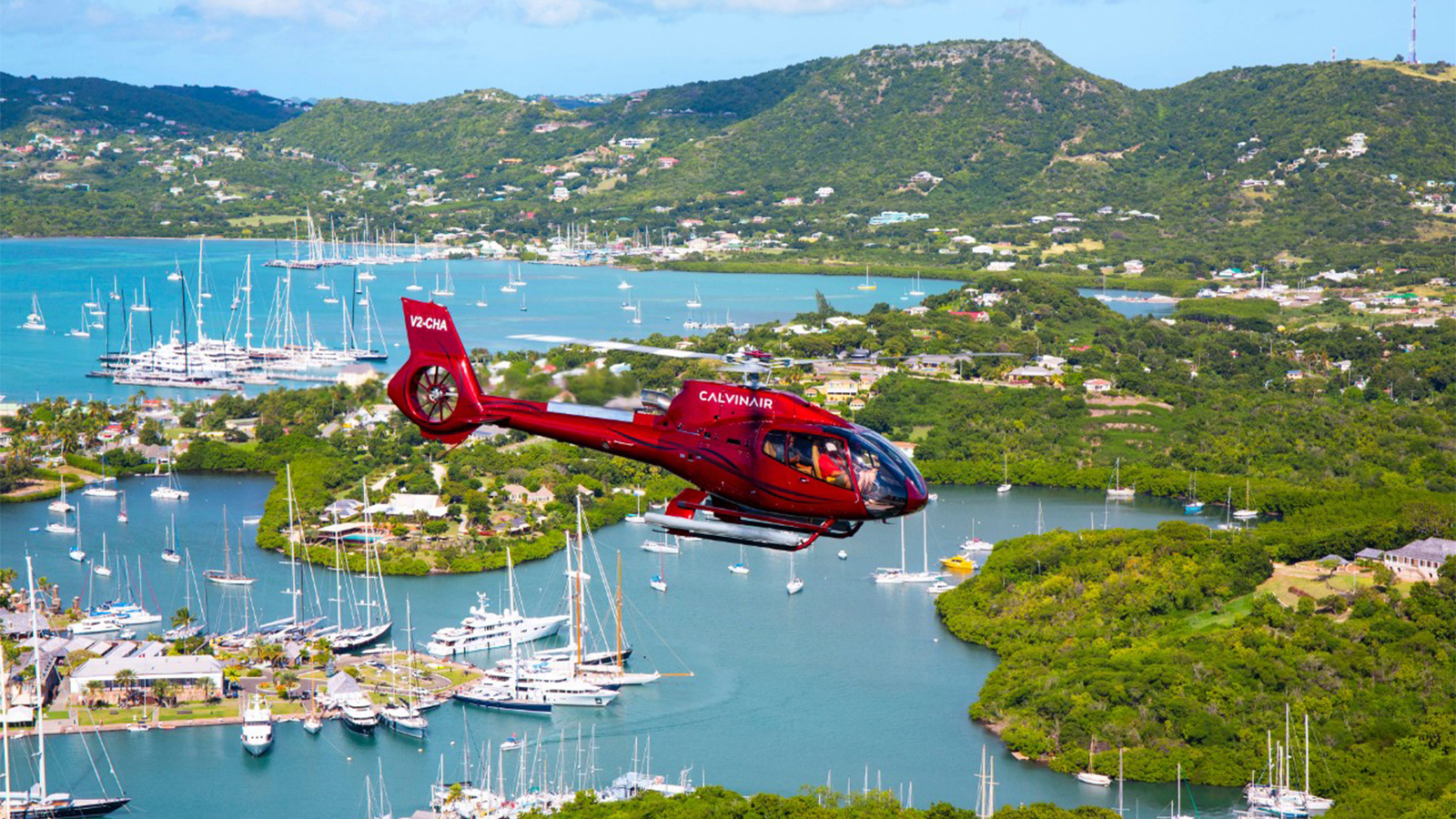 Discover Antigua by Helicopter