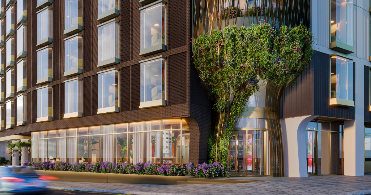 Render of The BoTrees Exterior