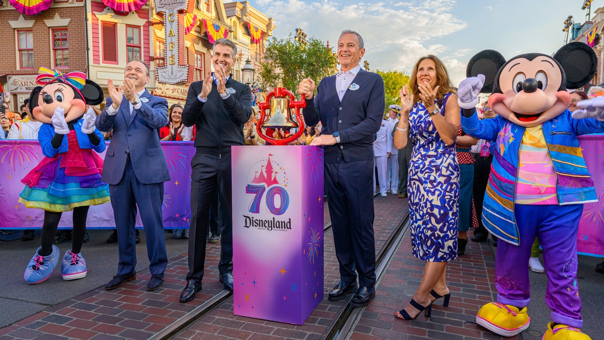 Bob Iger Rings Opening Bell for the New York Stock ExchangeCreditRichard HarbaughDisneyland Resort