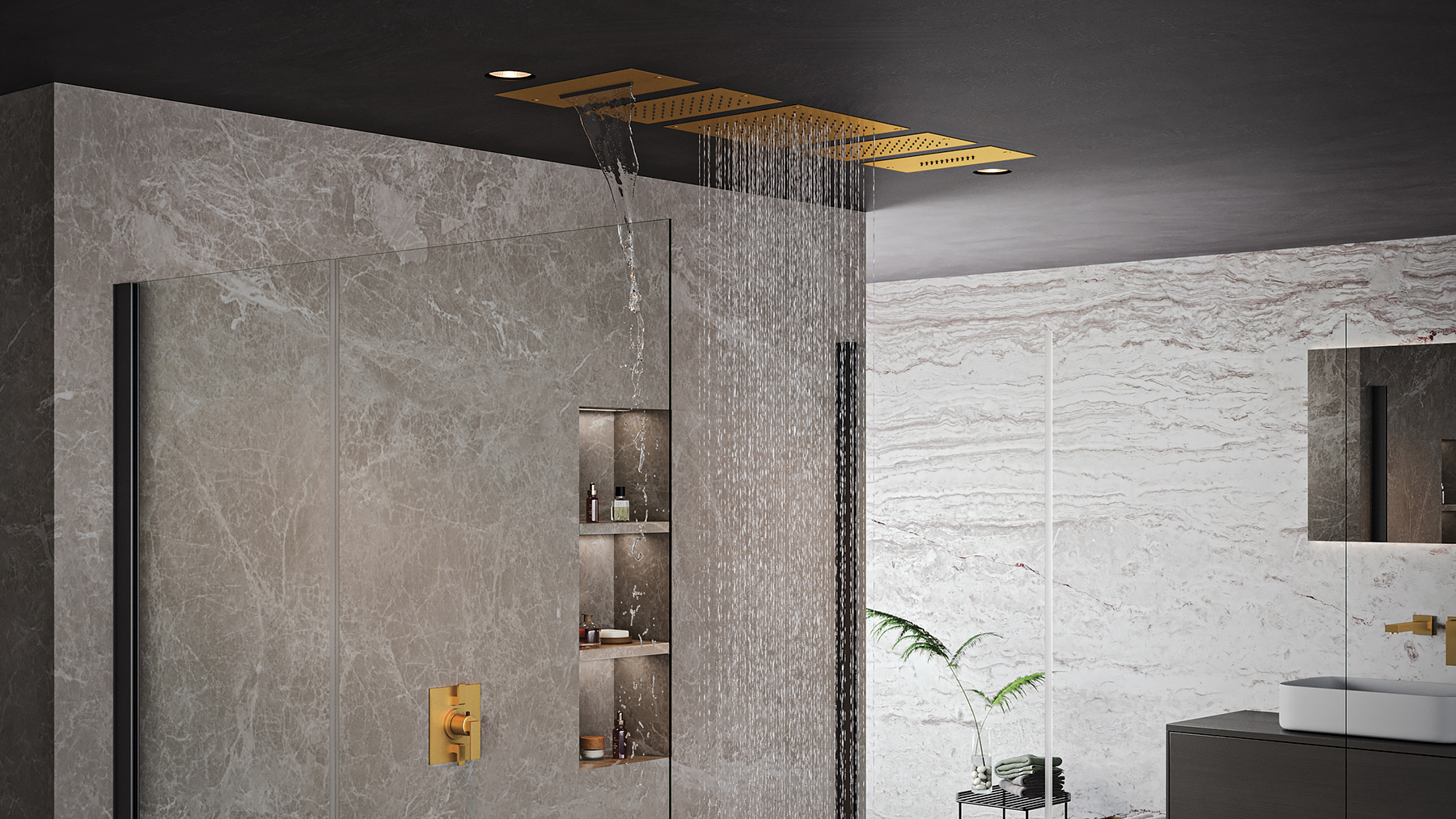 California Faucets Rainscape Shower