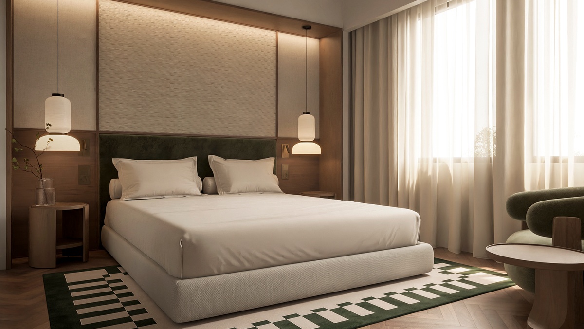 GuestroomDoubleTree by Hilton Madrid Principe de VergaraRendering