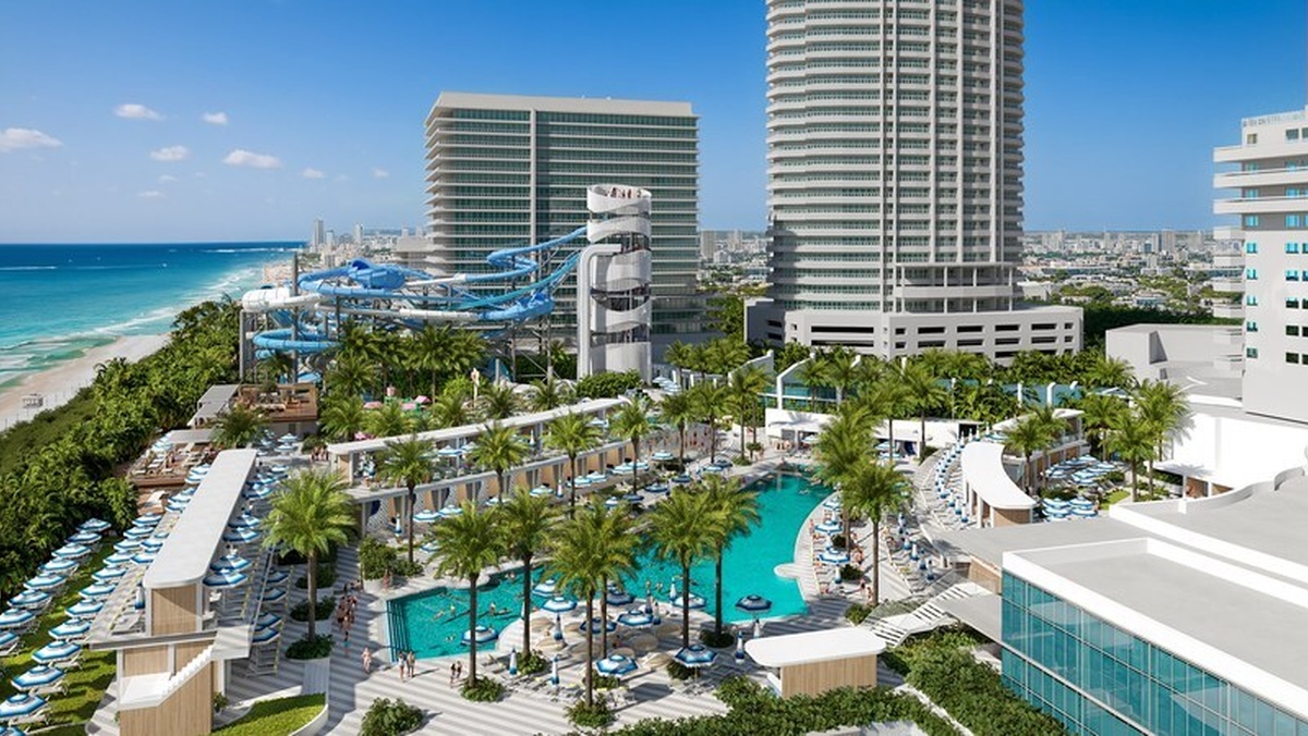 Fontainebleau Miami BeachPool Deck ExpansionSouth facingAerial