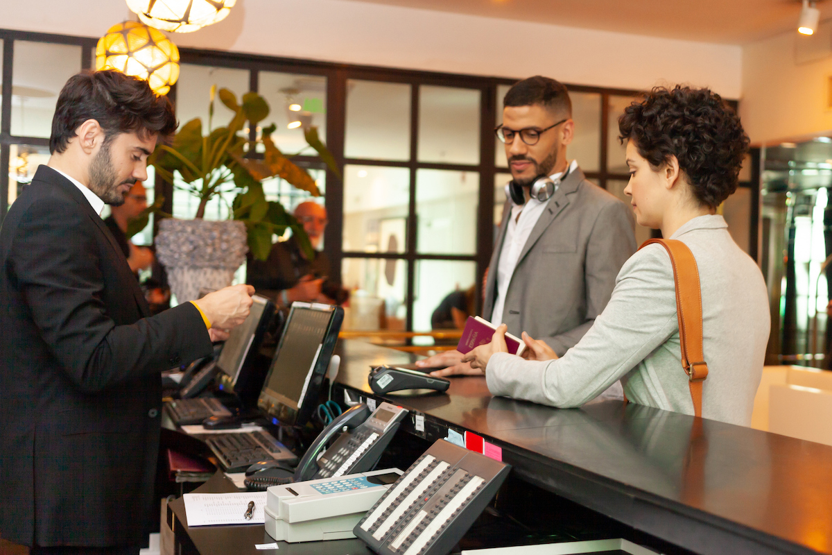 Generation travel hotel front desk technology