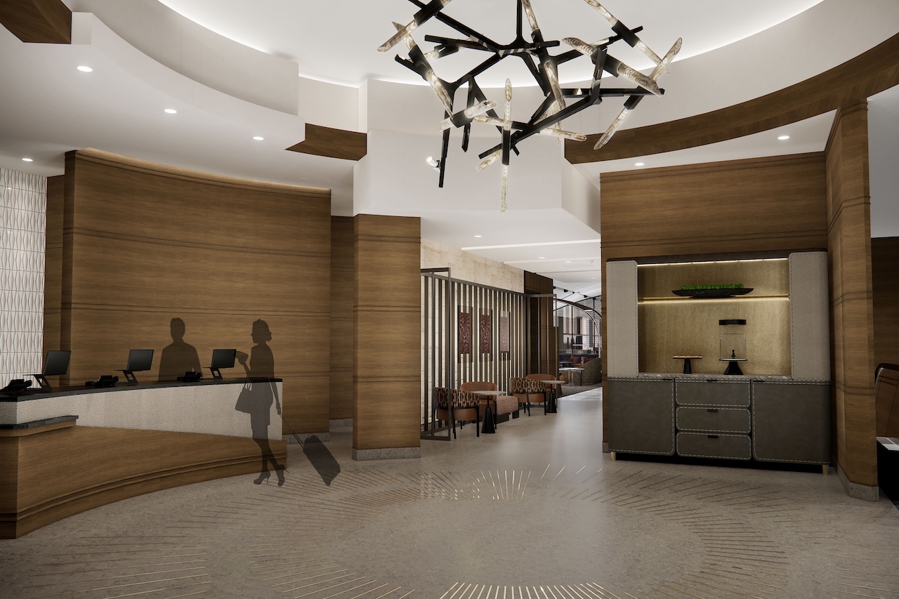 lobby of Grand Hyatt DFW
