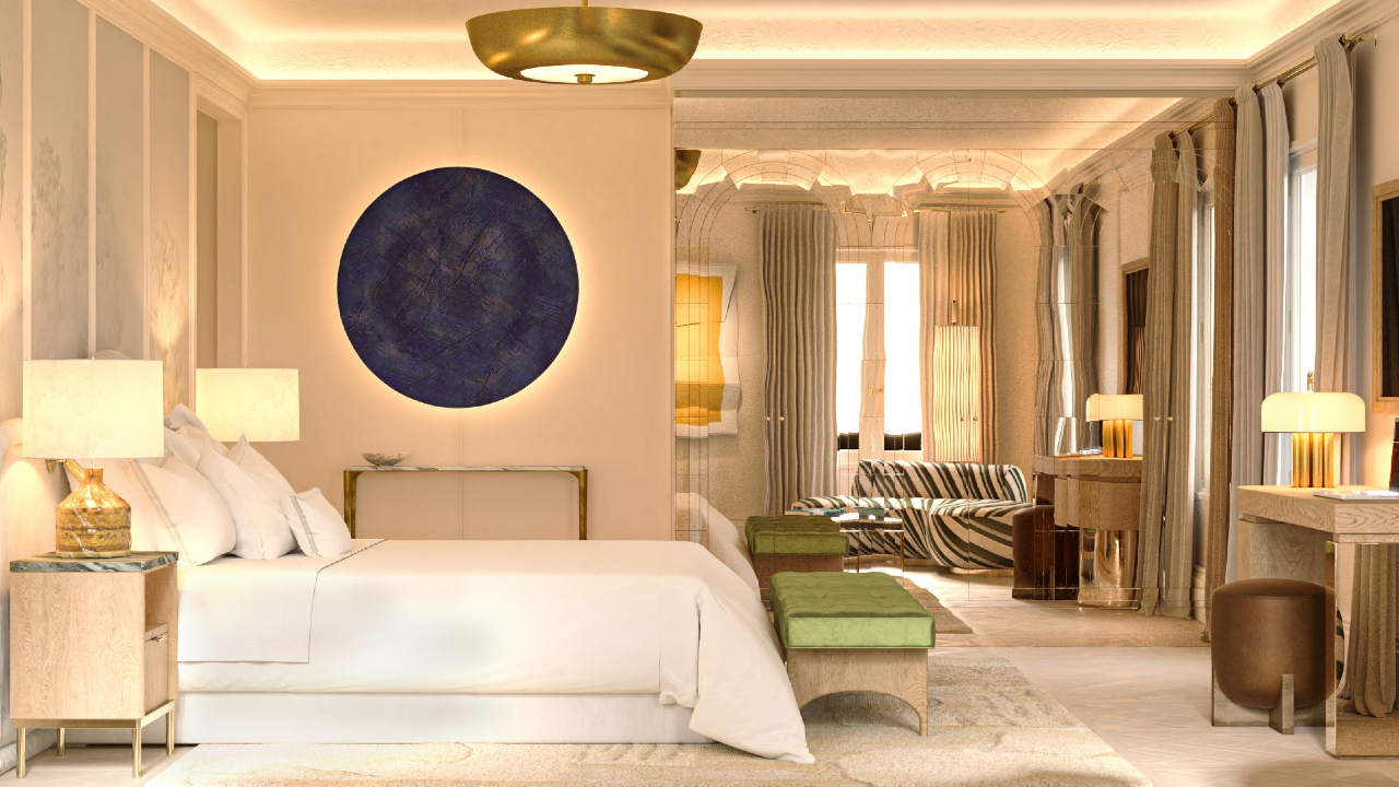 A guest room at the Bonvecchiati