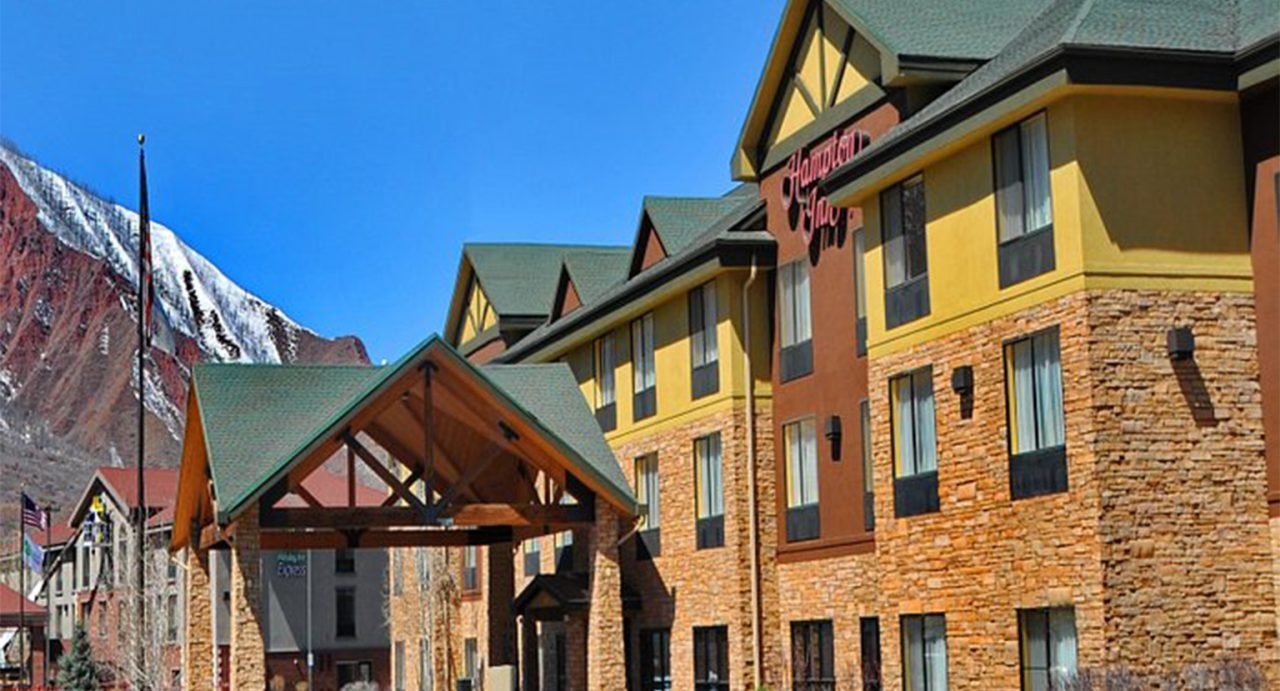 exterior of Hampton Inn