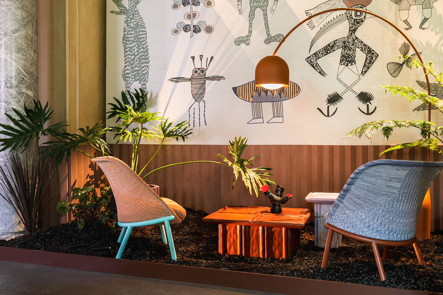 Haworth Pantone Patricia Urquiola collaboration at Milan Design Week