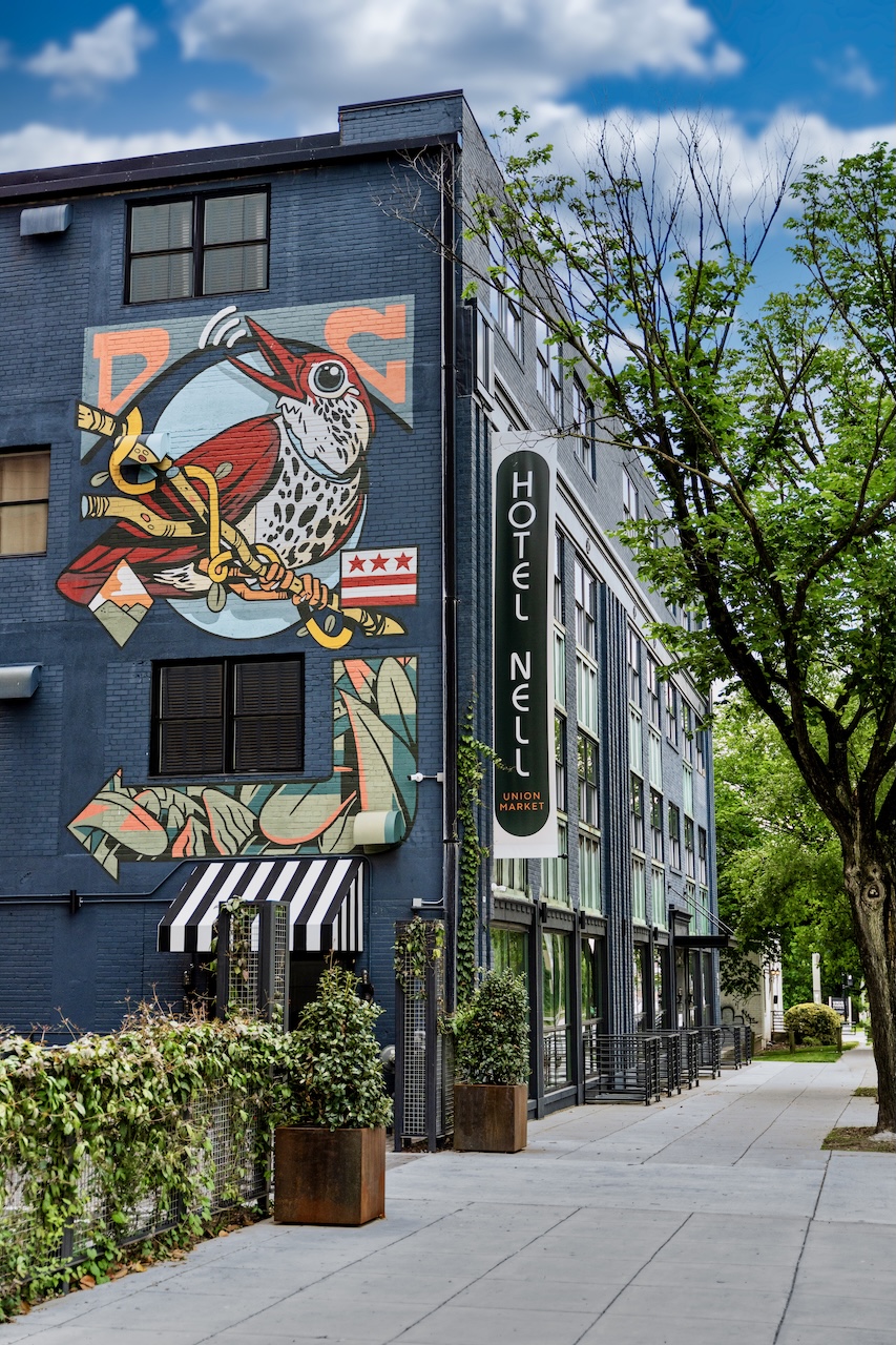 exterior of Hotel Nell