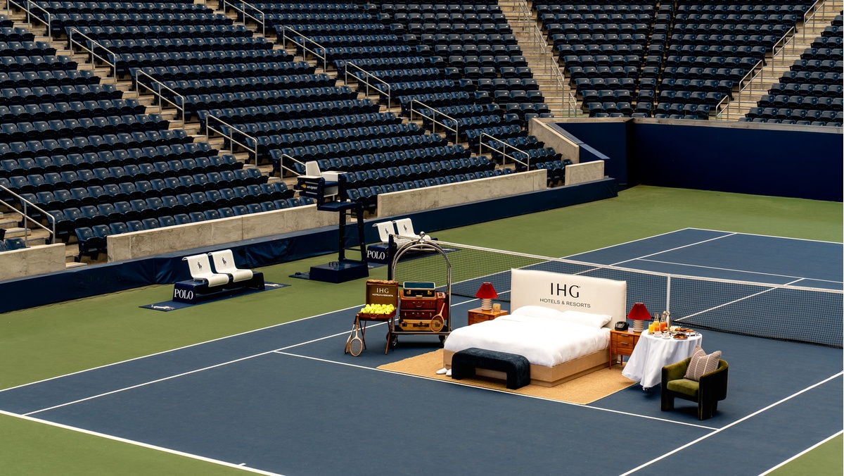 IHG Hotels  ResortsBed on the BaselineUS Open 2025Louis Armstrong Stadium