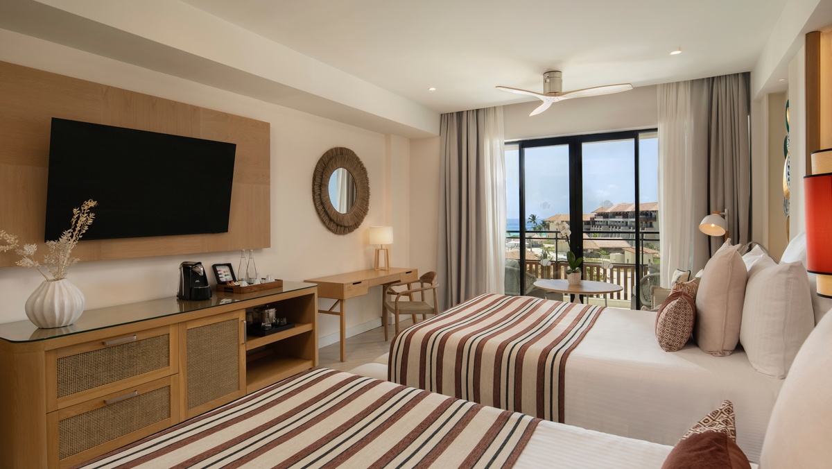 Junior Suite Partial Ocean View BedroomDreams Playa Esmeralda Resort  Spa