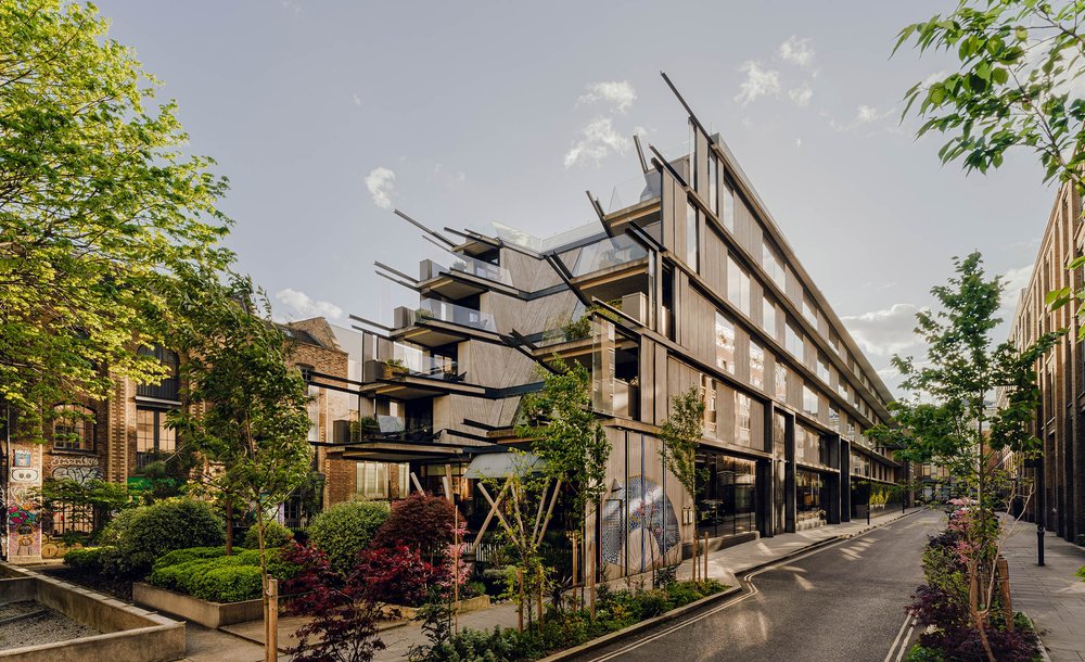 Render of the Nobu Hotel Shoreditch London Limestone