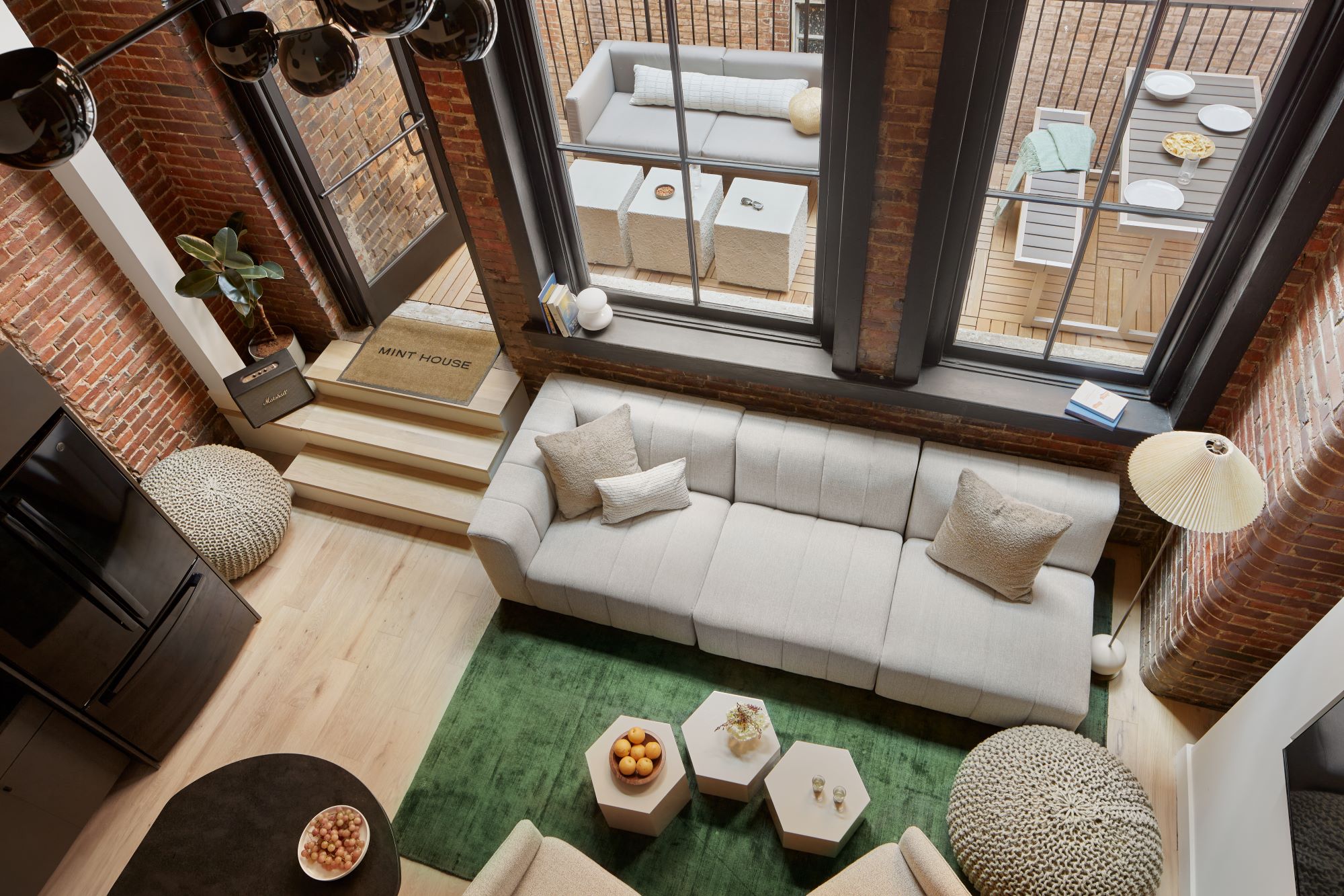 Living room at Mint House Nashville