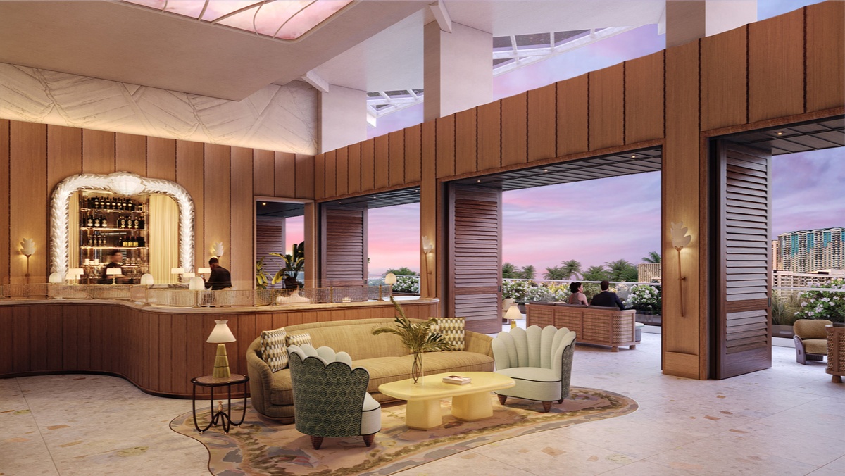 Lobby BarRenderingKa Lai Waikk Beach