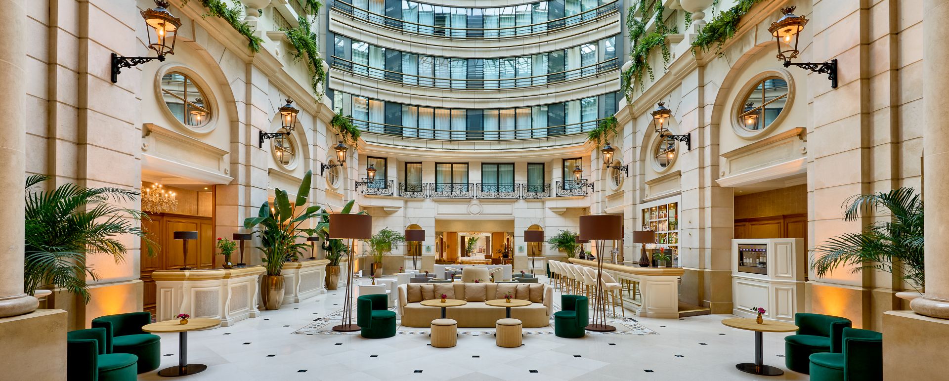 Lobby of Kai Yuans Paris Marriott Champs-Elysees hotel